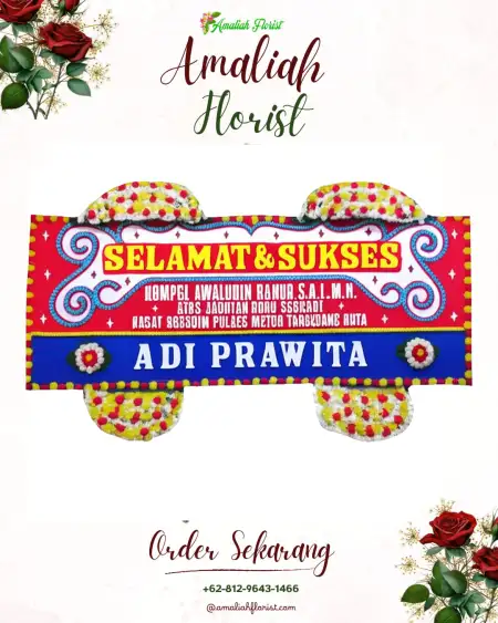Papan Bunga Ucapan Selamat Terangmas